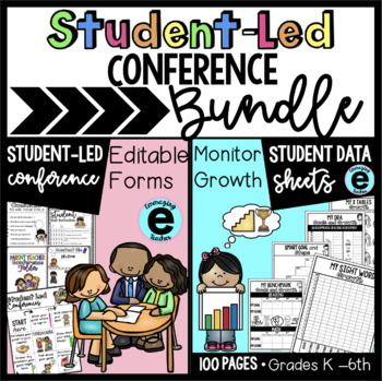 Preview of Student Led Conference Bundle | Parent Teacher Conferences