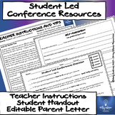 Student Led Conference Checklist and Student Script