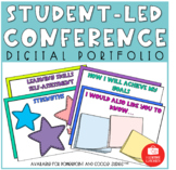 Student-Led Conference Digital Portfolio | For Powerpoint 
