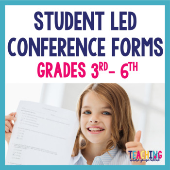 Preview of Student Led Conference Forms