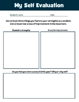 Preview of Student Led Conference Forms - Montessori Friendly