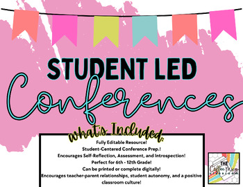 Preview of Student-Led Conference: No Prep. Setup!
