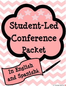 Preview of Student Led Conference Packet in English and Spanish