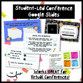 Student Led Conference Slideshow (Google Slides) - Parent 