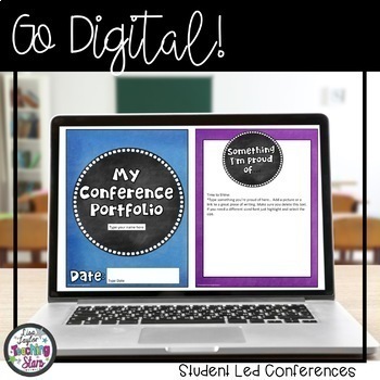 Preview of Student Led Conferences Digital | Parent Teacher Conference Slides