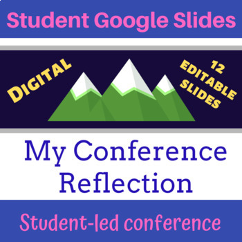 Preview of Student-Led Conferences - Digital and Editable