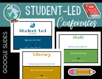 Preview of Student-Led Conferences | Google Slides Template | Editable | IB PYP |