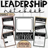 Student Led Conferences - Leadership Notebook (Printable a