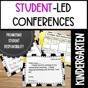 Preview of Student Led Conferences Template | Parent Teacher Conferences