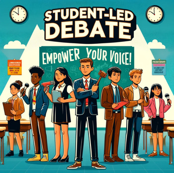 Preview of Student-Led Debate - Guides, Worksheets, & More for Each Unique Role