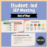 Student Led IEP Meeting - End of year / Editable Presentat
