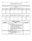 Student Led Lesson Rubric and Schedule