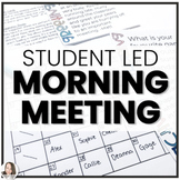 Student Led Morning Meeting Toolkit | Editable Slides, Car