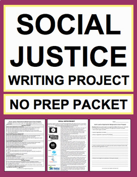 Preview of Social Justice Project: Student-Led Packet