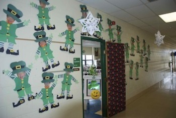 Preview of Student Leprechauns for St. Patricks Day