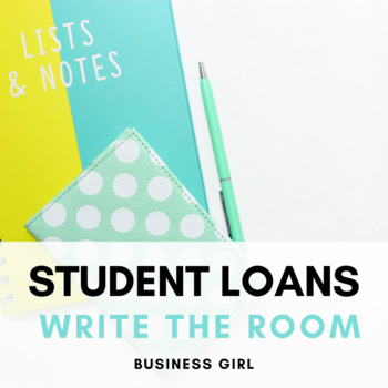 Preview of Student Loans and Financial Aid Write the Room Scavenger Hunt