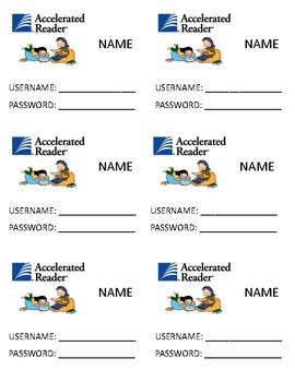 Preview of Student Login & Password Cards