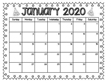 Student Made Calendar (2020) Parent Gift by First Grade Fling | TpT