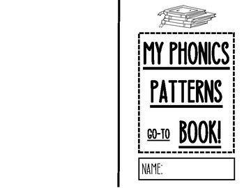 Preview of Student-Made Phonics Pattern Reference Book With Picture Pages!