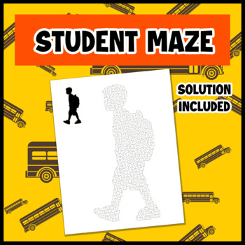 Preview of Student Maze (Solution included)