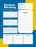 Student Meeting Notes Template 1