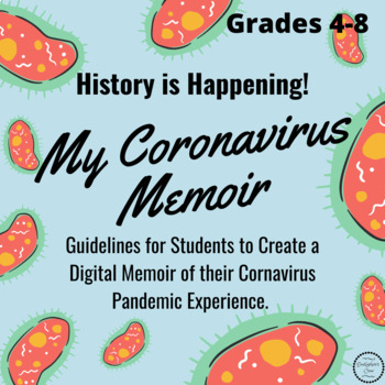 Preview of Coronavirus Journal Writing Memoir | Distance Learning