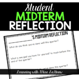 Student Midterm Reflection Sheet Form