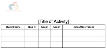 Preview of Student Monitoring, Feedback & Grading Template