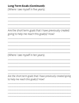 Student Motivation and Goal Setting - Executive Functioning high school ...