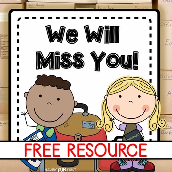 Growing Grade by Grade - If you've had a student teacher this year, this  Student Teacher Goodbye Memory Book Freebie is a perfect parting gift! It  gives your students a chance to