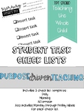 Student Must Do Lists