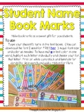 Student Name Bookmarks-Editable
