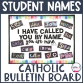 Student Name Catholic Bulletin Board | Back to School