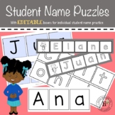 Student Name Puzzles and Letter Practice