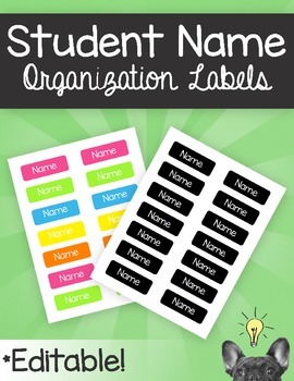 Preview of Student Name Labels