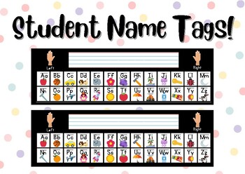 Preview of Student Name Tags