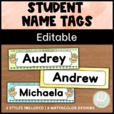 Student Name Tags | Editable