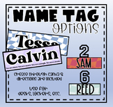 Student Name Tags Editable | Template | Fun Classroom Deco