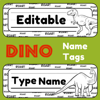 Kid's Labels: Dinosaur Name Labels For Kids