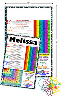 Preview of Student Name Tags for Desks or Tables / Name Plates - Better Choices