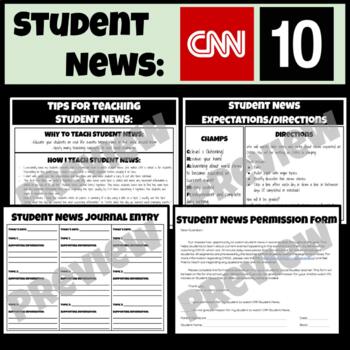 Preview of Student News Current Events: CNN10 Reflection  