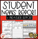 Student News Report plus Weather Report for 6th Grade