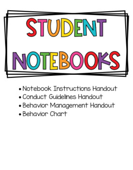 Preview of Student Notebook Handouts and Resources