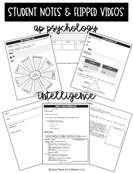 Preview of Student Notes & Flipped Video: Testing &Individual Diff. (Intelligence) AP Psych