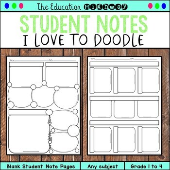 Preview of Doodle Pages for Students 1