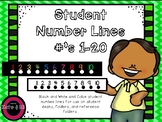 Student Number Lines 1-20