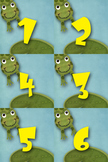 Student Number Magnets - Frog Theme