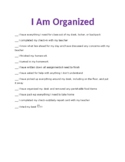 Student Organizational Checklist