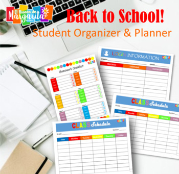 Preview of Student Organizer & Planner | EDITABLE