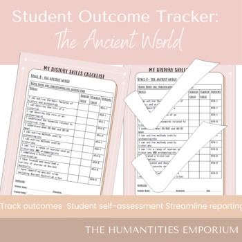 Preview of Student Outcome Tracker - The Ancient World